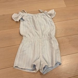 Childrens place size 7/8 glittery romper